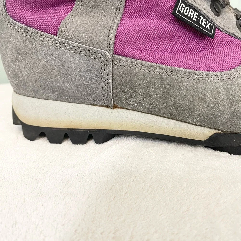 Scarpa Women's Gray Purple Gore Tex Lace Up Hiking Boots Size 40 - Picture 6 of 13